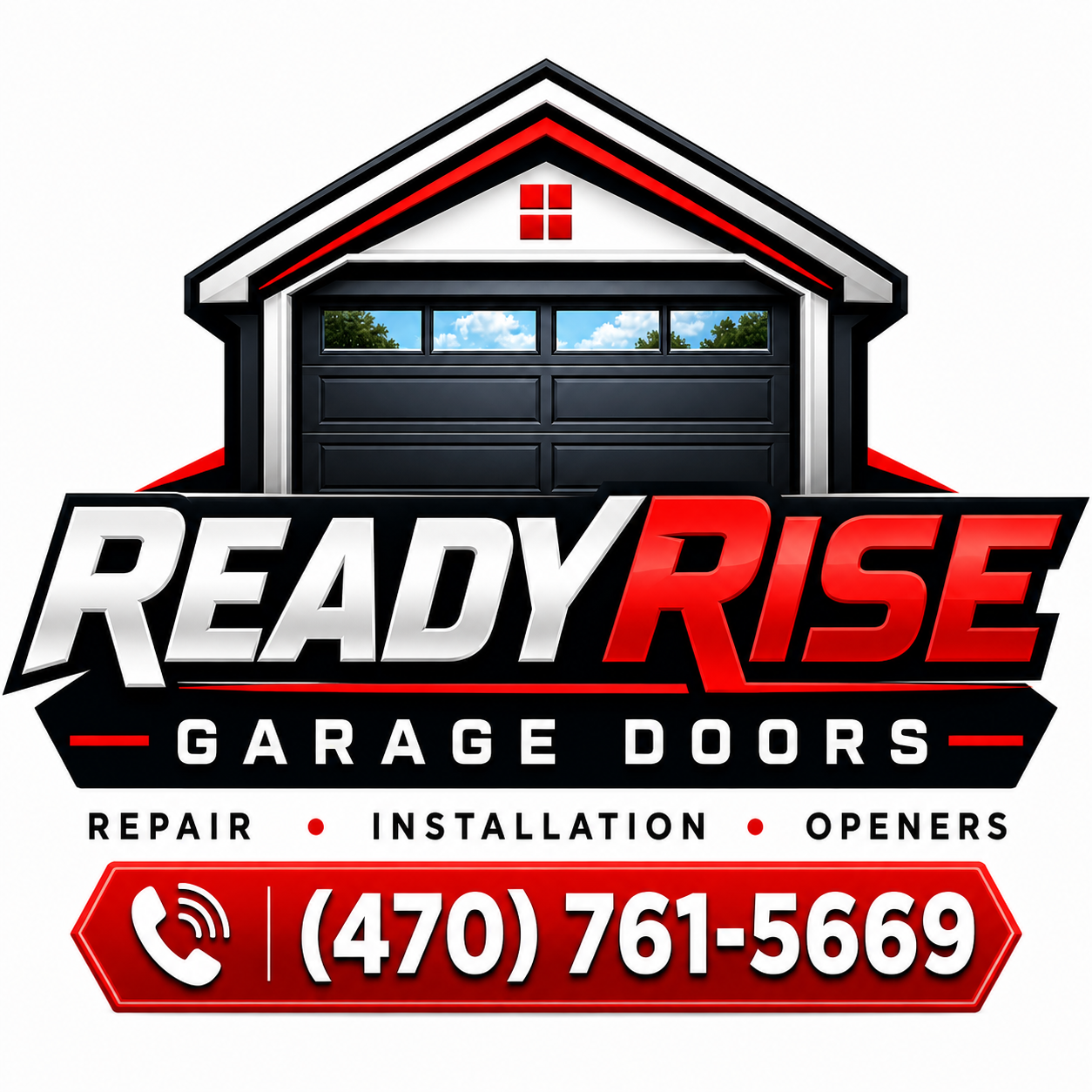 ReadyRise Garage Doors logo